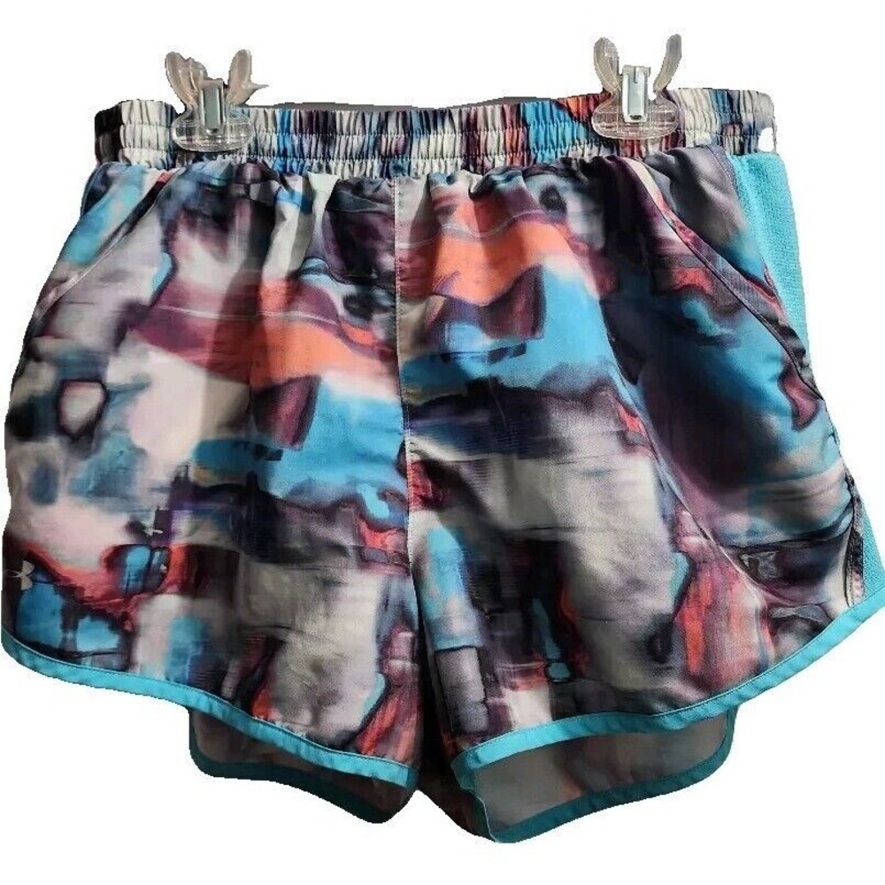 Under Armour Running Shorts‎ HeatGear Athletic Multicolor LG